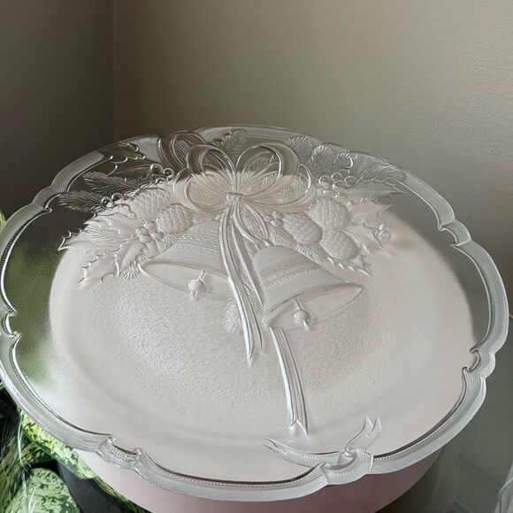 HOLIDAY BELLS FROST COLLECTION PLATTER. - Picture 3 of 4